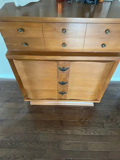 Antique Solid Wood 5 Drawer Men’s Dresser, View more