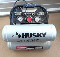 Husky Silent 4.6 Gal. Portable Electric Air Compressor (125 psi)