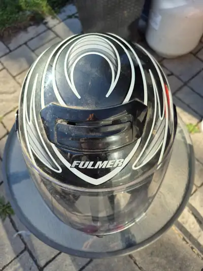 2 used motorcycle helmets being sold for 50 dollars each. Can be picked up in Chomedy Laval or Parc-...