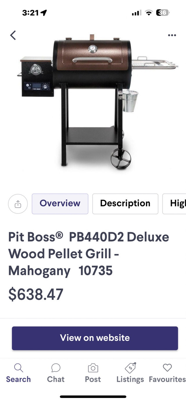 Pitboss Smoker & Grill 440D2 in BBQs & Outdoor Cooking in City of Toronto