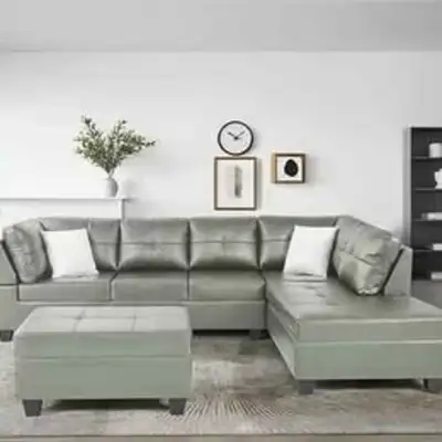 Gel leather sectional ( NO TAX ) * sectional * sofa * couch *, View more