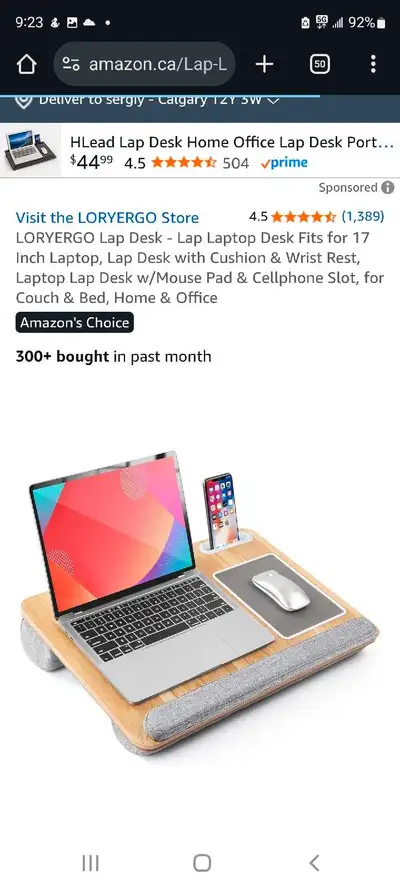 Laptop desk, View more