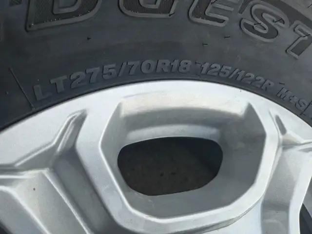 New Ford Superduty F250 F350 Rims Bridgestone LT275/70R18 Tires in Tires & Rims in Edmonton - Image 5