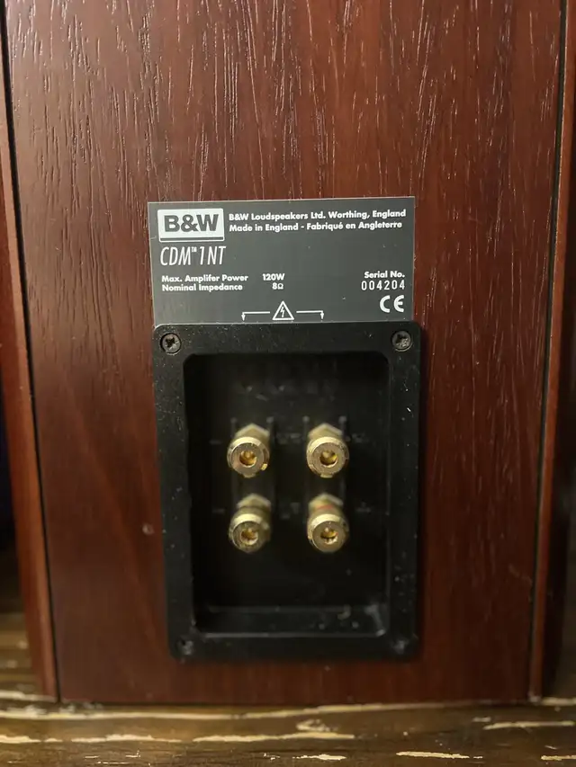 B&W Bowers and Wilkins CDM 1NT (Nautilus tweeters) Speakers in Speakers in Oshawa / Durham Region - Image 10