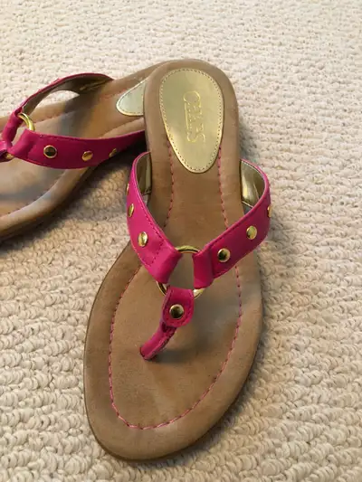 Chaps Pink Sandals size 6.5/7, View more