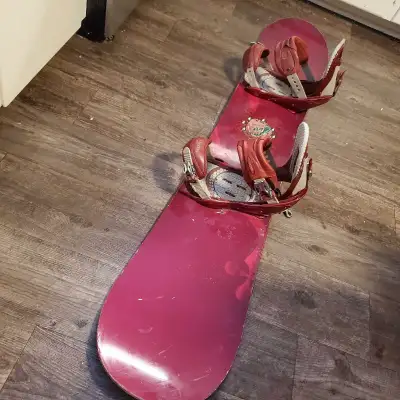 148cm Burton Snowboard Includes Burton Bindings Boots Available for additional cost