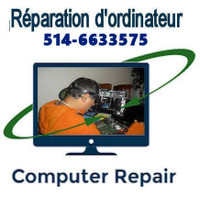 Computer repair 40$ flat fee