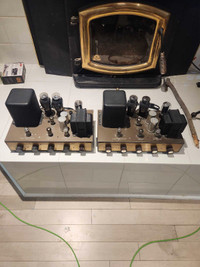 Pair of Eico HF 20 Tube amplifiers 
