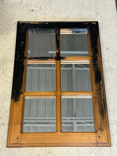 Wood Framed Mirror, View more
