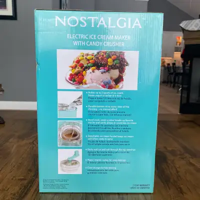 Nostalgia Ice Cream Maker , New , View more