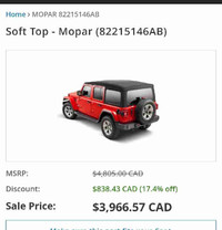 2018-2024 jeep wrangler soft top