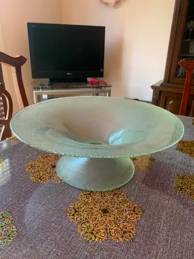 Glass centerpiece for dining table, View more