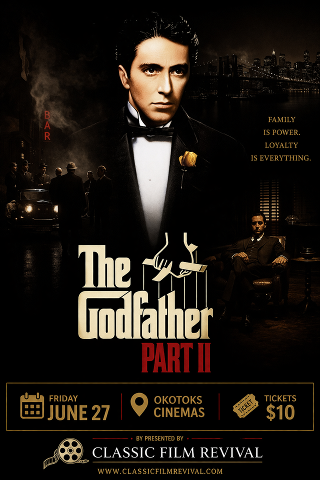 Special Screening - Godfather : Part 2 at Okotoks Cinemas. in Events in Calgary - Image 3