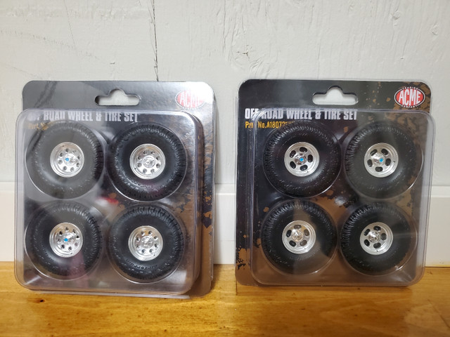 Acme 1:18 Scale Off Road Wheel & Tire  A1807213W A1807217 in Arts & Collectibles in Burns Lake