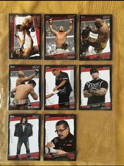 Topps UFC Trading cards (plus others / 26 card lot), View more