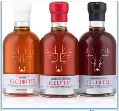3 bouteille de 200ml 60$ 3 bouteille de 500ml 80$