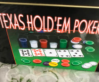 Poker Set Texas Hold’Em .. New & REDUCED