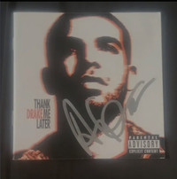 Drake OvO Flawless Autograph Debut CD "Thank Me Later" !!!