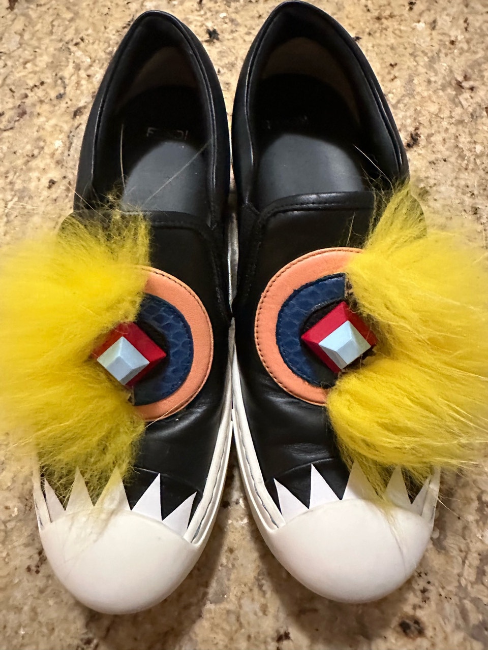 Fendi, Authentic Fendi Moster Sneakers