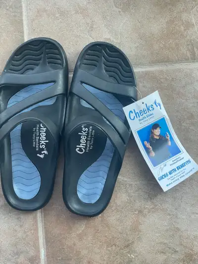 Women's Slides with Gel Footbed, View more