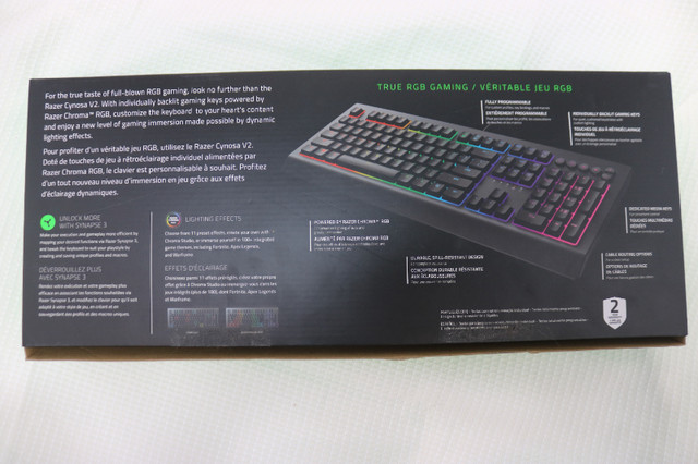 Razer Cynosa V2 Gaming Keyboard: Customizable (#5029) in Mice, Keyboards & Webcams in City of Halifax - Image 4