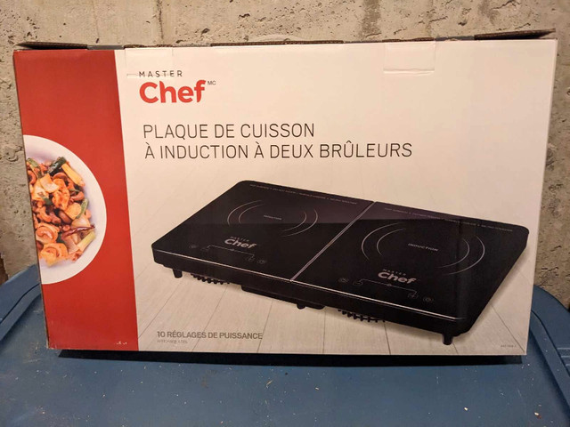 Master Chef portable double induction burner / plaque de cuisson dans Cuisinières, fours et fourneaux  à Laval/Rive Nord