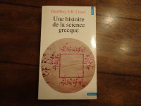 «Une histoire de la science grecque»  par Geoffrey E.R. Lloyd