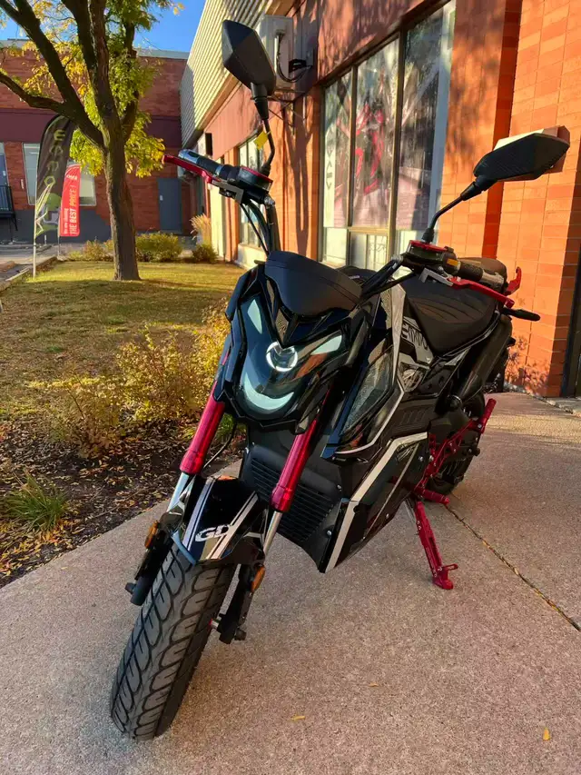GANDAN TURBO 72V/32 Black | $650 OFF | Motorcycle Style eBike in eBike in Mississauga / Peel Region - Image 3