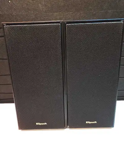 Klipsch R-40M Left and Right Bookshelf Speakers, View more