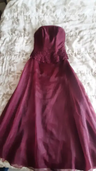 Beautiful Burgundy Formal Gown, View more