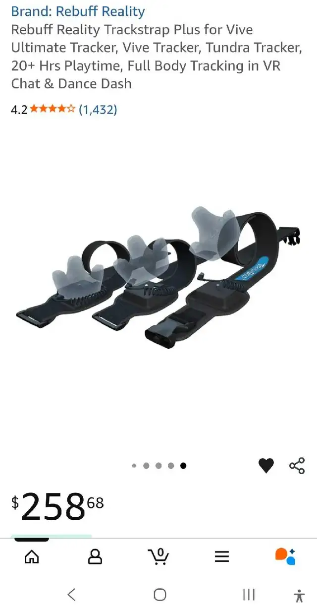 3x Vive Tracker 2.0 w/ TrackStrap Plus in General Electronics in Calgary - Image 4