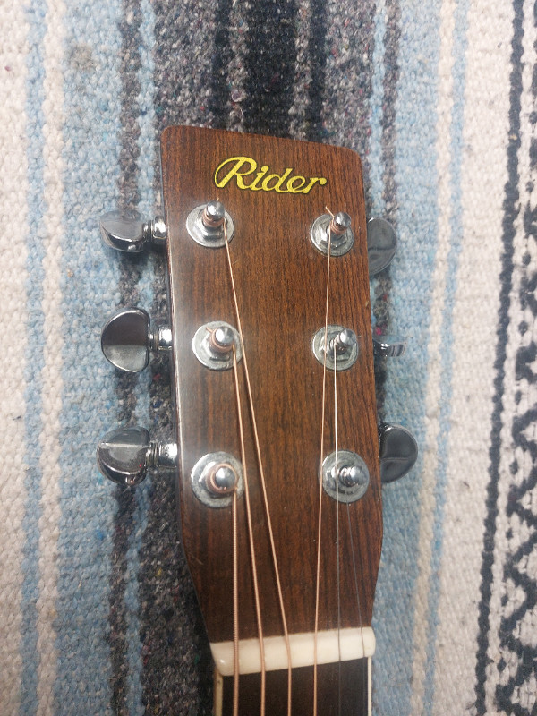 Rider (Hayashi) R-600D acoustic guitar Made in Japan. in Guitars in Strathcona County - Image 3