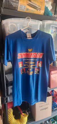 Vintage 1989 WWF Summerslam T-Shirt (Boys L)