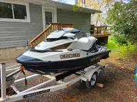 2011 Seadoo GTX 260 iS Limited with Double Trailer