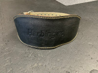 Harbinger 6-inch Padded Leather Weight Lifting Belt - Medium