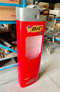 Vintage Large “BIC” Hard Plastic Store Display Unit