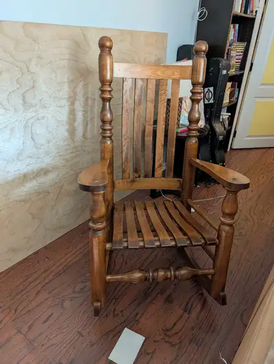 wooden rocking chair , View more