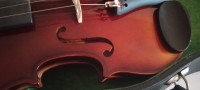 old violin made in czechoslovakia
