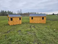Garden sheds built on-site