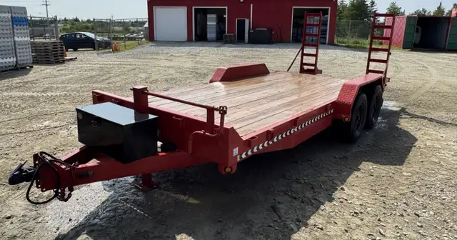 2018 Friesen Flat Deck Trailer - 18,000kg in Cargo & Utility Trailers in Yarmouth - Image 4