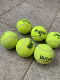 Used tennis balls