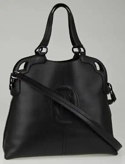 New CARTIER Marcello shopping bag (Black Buffalo Leather)