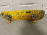 Vintage Street Grind Shark Wood Skate Board Wheels Trucks