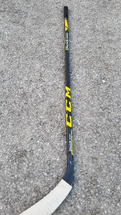 NEW CCM TACKS CROSBY HOCKEY STICK 
Taped 
Like new

, View more