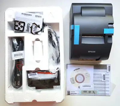 New! Epson Desktop Dot Matrix Two-Color POS Ethernet Printer, View more