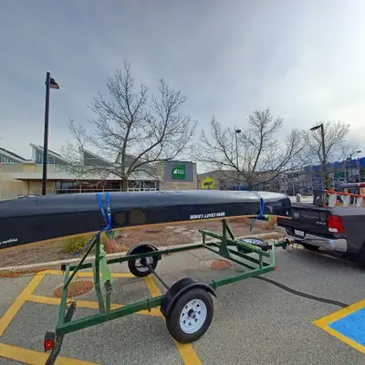 Canoe trailer with new axle, tires, and bushings is available for pick up in Barrie until Nov. 30th...