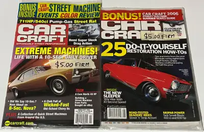 Car Craft Magazine February 2005 & August 2006 Issues ($5 EACH), View more