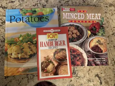 Ground Meat and potatoes cookbooks  set of 3, View more