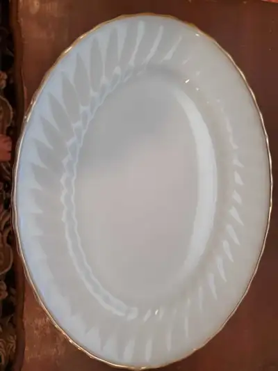 Anchor Hocking Milk Glass Platter, View more
