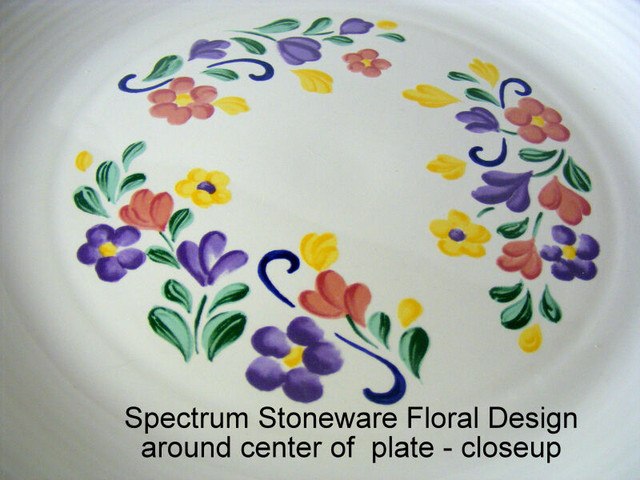 SPECTRUM stoneware, Japan, oven to table Microwave safe 11¼” dia in Kitchen & Dining Wares in City of Toronto - Image 2